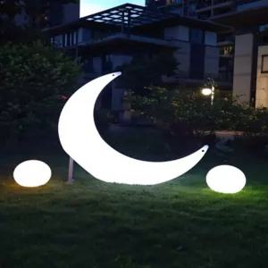 대형 달 조명 태양열 달조형물 테라스 방수 인테리어 정원 가든 플로어 펜션 모형 수면등
