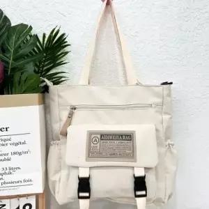 WL 데일리 고등학생 대학생 크로스백 책 가방 아이보리