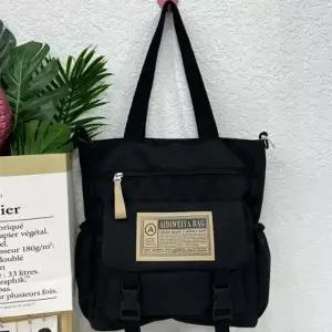 WL 데일리 고등학생 대학생 크로스백 책 가방 블랙