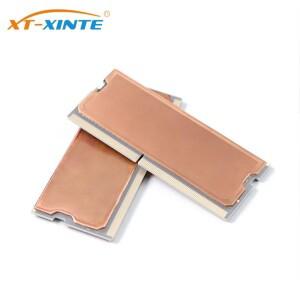 노트북 게임용 순수 구리 범용 방열판 메모리 DDR4/5 냉각 열 패드용 라디에이터 2 개