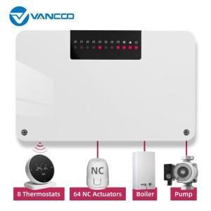 물난방 시스템 및 가스 보일러 용 8 구역 허브 중앙 컨트롤러 무선 온도 조절기 액추에이터 지원 Alexa ali