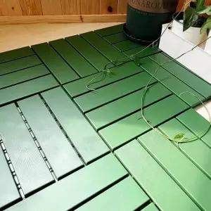 바닥발판마루 조립식 데크타일 베란다타일 일자형36개