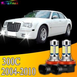 호환 2pcs 전면 안개등 액세서리 300C 용 81LED 전구 램프 20042010 2005 2006 2007 2008 2009