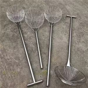 초대형 소쿠리 뜰채 급식 주방 대형 핸들 긴손잡이