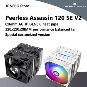 Thermalright Peerless Assassin 120 SE V2 컴퓨터 케이스 공기 냉각 라디에이터 120x120x28mm 팬 포함/LG