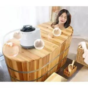 편백나무 욕조 히노끼 히노끼반신욕기 목욕통 펜션