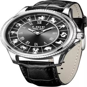 SACOSDING 남성용 시계 유니크 룰렛 스타일 쿼츠 아날로그 45MM 빅 페이스 합금 방수 발광 정교하고