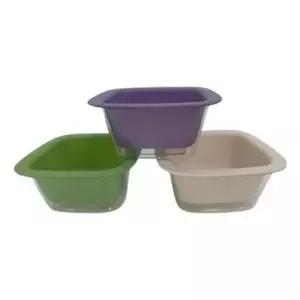 과일 세척볼 미니채반 3p 물빠짐 바구니 주방 투명 가정용 다용도