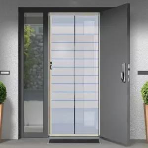 현관방충망 자동 방충문 롤 출입문 시공 현관문모기장