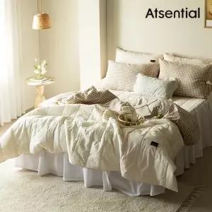 [앳센셜X홈리빙페어]섬염 체크 침구세트