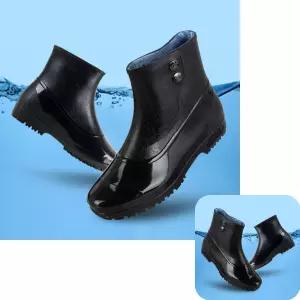포에코 고무 낚시장화 가벼운 신발 발목 작업 방수화 주방화 남우화 해루질 농사