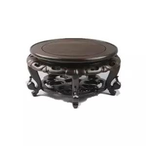 원목 받침대 도자기 화분 트레이 나무 수석 수반