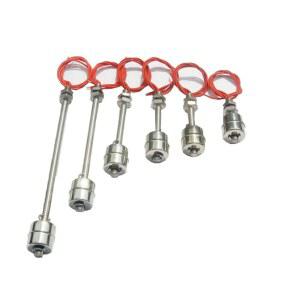 스테인레스 스틸 스위치 탱크 액체 수위 센서 45/65/75/100/150mm 더블 볼 풀 유량