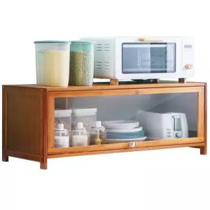 홈카페 수납장 레트로 그릇장 유리문 찬장 엔틱 빈티지 진열장 식기