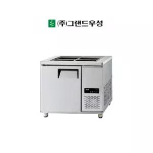 그랜드우성 업소용 간냉식 디지털 찬밧드 테이블냉장고 3자 GWFM-090RBT