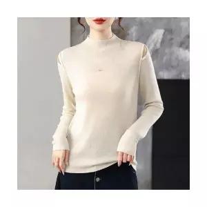 마이진 여성 가을 루즈핏 롱 셔츠 블라우스 옷 오프숄더 니트 겨울 이너 상의 ADOR3