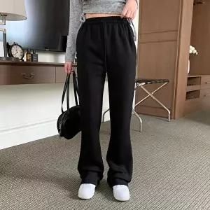 [옷자락]여자 기모 트레이닝 부츠컷 기모 밴딩 팬츠