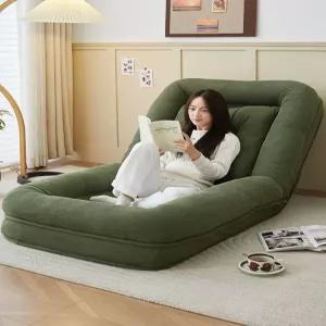 빈백 소파 1인용 미니 좌식 쇼파 의자 접이식 등받이 에어쿠션 체어 개인용