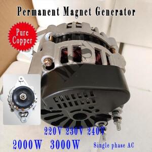 3000W 영구 자석 발전기 220V 230V AC 교류 발전기 저속 발전기 저소음 다이나모 농업용 가정용 자동차용