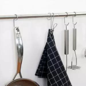 ( )봉고리 행거 다용도 걸이 미니 후크 모자 가방 정리 수납용 고리 행거 옷걸이 봉 설치용 소품 정리용 후