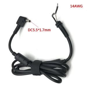 범용 14AWG DC 전원 어댑터 케이블 코드 5.5x1.7mm acer 135W 180W 230W 노트북 AC 충전기