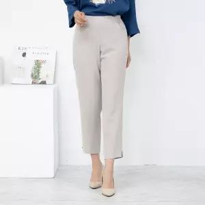 [모슬린]엄마옷 아이스 메달쎄미 정장바지 614FGH205 마담중년여성빅사이즈50대60대
