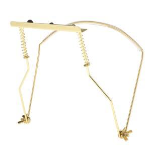 호환 10 홀 24 홀 초보자 휴대용 단순 하모니카 넥 홀더 조절 가능한 입 오르간 스탠드 하프 랙 골드 실버