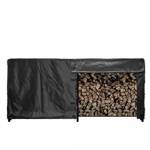 장작 보관 선반 수납 방수 가방 야외 덮개 철제 정리대