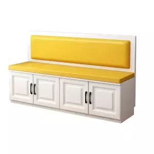 붙박이 미용실 대기의자 벽소파 대기용 수납형 벤치 병원