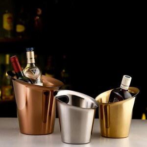 와인 칠링 바스켓 칵 쿨러 얼음통 샴페인 스텐