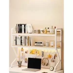 책상위 타공판 책꽂이 데스크 선반 철제 책장