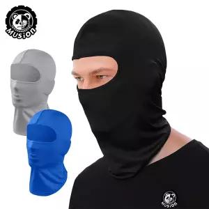 Musion 오토바이 Balaclava 솔라 보호 풀 페이스 마스크 통기성 메쉬 Airsoft 마스크 Balaclava 자전거 사