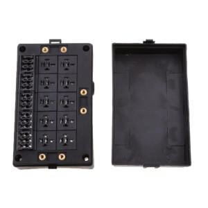 [호환품]자동차 캠핑카 보트 18 웨이 회로 블레이드 퓨즈 홀더 릴레이 블록