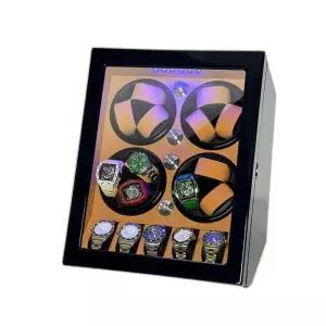 워치 와인더 12구 선물 손목 오토매틱 스윙 나무 워치와인더