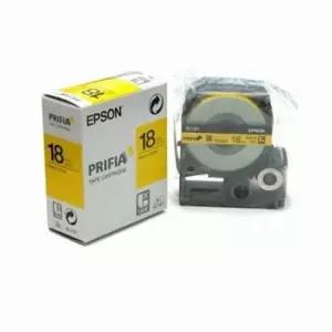 코드 엡손 바만들기 라벨테이프18mm SC18Y.노흑글씨.1개 [m0279BA]