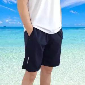 남자 여름 반바지 쿨바지 휴가바지 5부 스판 밴딩 편한 바지 0409