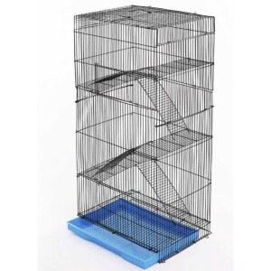 철제 햄스터 케이지 이동식 새 3층 1 날다람쥐 놀이터 대형 세트