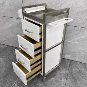 미용트레이 스텐 이동식미용실츄레이 이발소 미용실츄레이