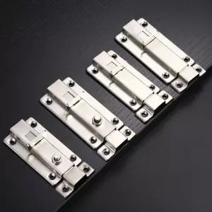 화장실 창 잠금장치 자물쇠 원터치 여닫이 스텐 보안용 방 걸이  [mWC54346]