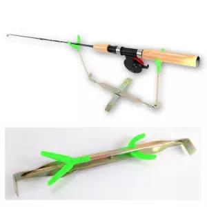 빙어 송어어 산천어 얼음 낚시 받침대 미니 빙어대 받침틀 겨울 접이식 가벼운 로드 거치대