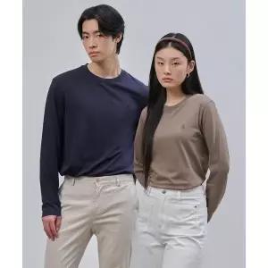 매장정품 빈폴 BEANPOLE MEN [Essential] 수피마 코튼 라운드넥 티셔츠 네이비 BC4741E02R 661619