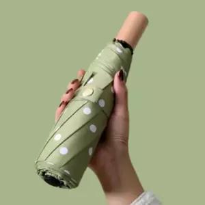 우산 겸용 암막 디자인 양우산 자외선차단우산 자외선차단 모두팜 패턴 3단 우양산 도트