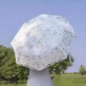 양산 플라워 레이스 여성양산 원픽 자외선 차단 꽃 양우산