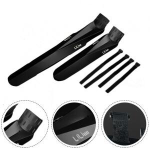 [호환품]도로 자전거 머드 가드 이동식 크림프 방수 보드 플랫 핸들 사이클링  해체 진흙 제거