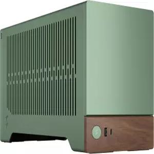 프랙탈 디자인 테라 제이드 - 우드 호두 전면 패널 소형 폼 팩터 미니 ITX 게이밍 케이스 PCIe 4.0 라이저