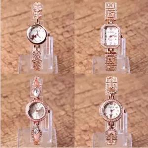 선물 러블리 손목시계 학생 겸용 큐빅 남녀 팔찌