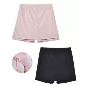 팬티 치마 존 원피스 여름 시원한 속바지 사방스판 롱 레이어드 긴  [mWC4DBED]