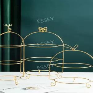 디저트 고급 카페 트레이 브런치 3단 북유럽 철제 홈 레스토랑 플레이트 2단