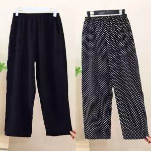 여자 여름 통바지 시원한 쿨링 와이드 팬츠 편한바지 여름 통 여성 바지 쿨 와이드팬츠 아이스쿨 시원한