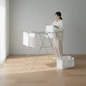 튼튼한 대용량 대형 빨래건조대 이불 건조 가능한 와이드 접이식 거치대